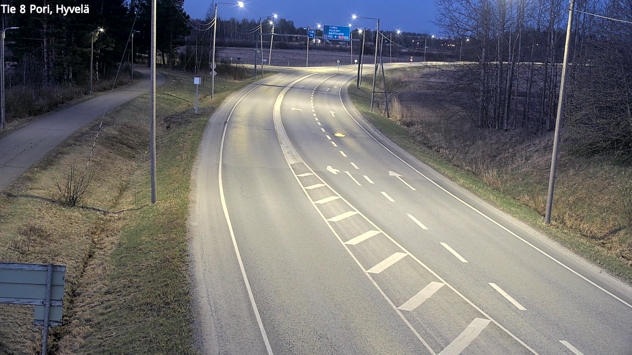 Kelikamerat Kuva Tie 8 Pori, Hyvelä, Pori, Satakunta