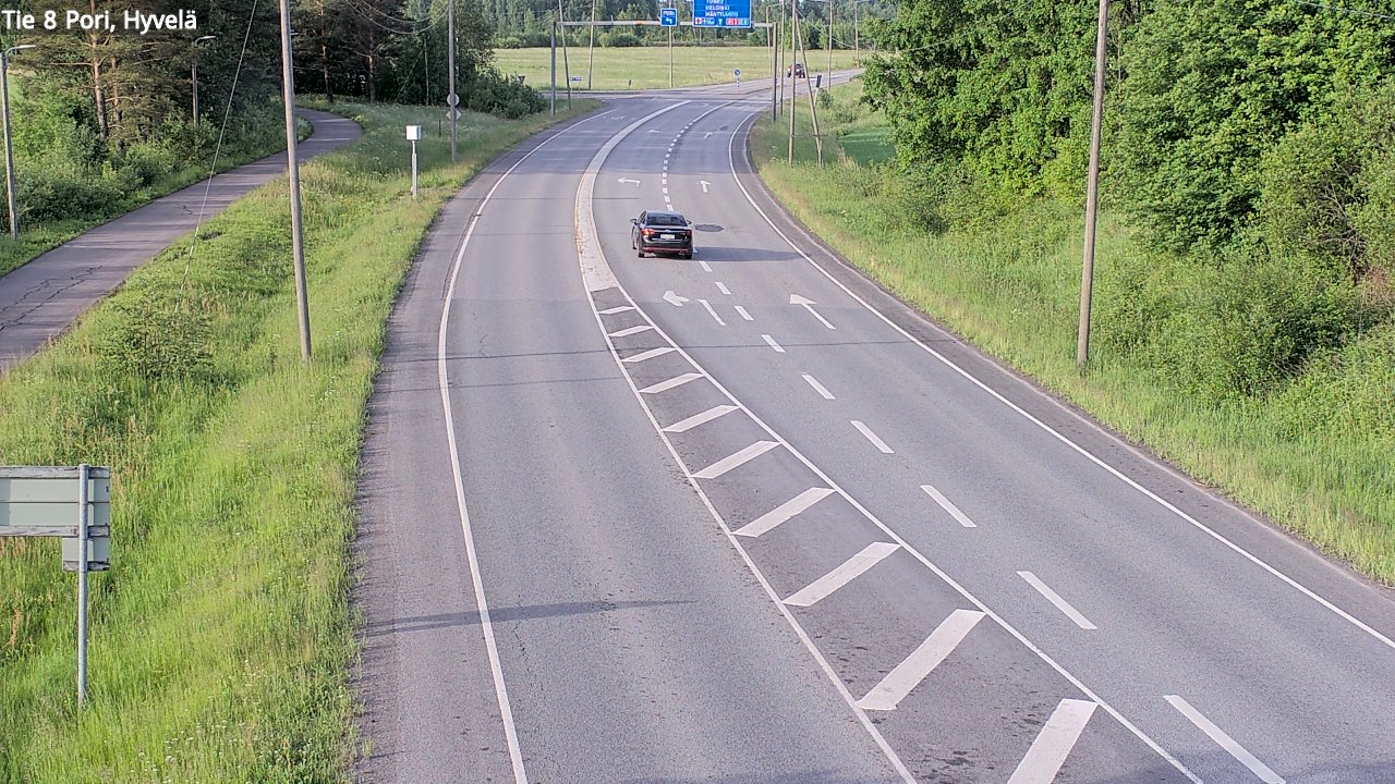 Kelikamerat Kuva Tie 8 Pori, Hyvelä, Pori, Satakunta