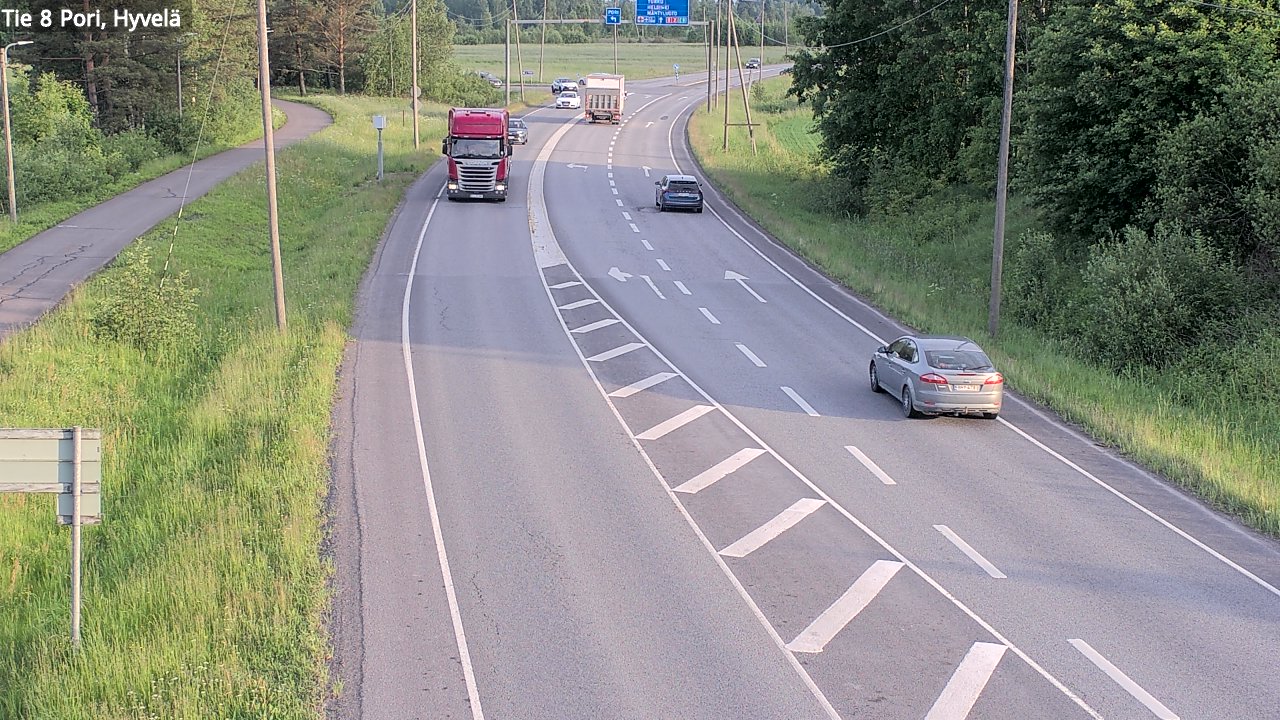 Kelikamerat Kuva Tie 8 Pori, Hyvelä, Pori, Satakunta