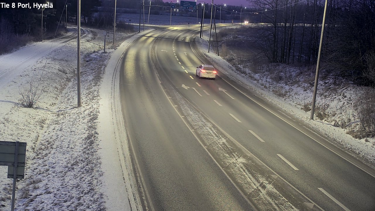 Kelikamerat Kuva Tie 8 Pori, Hyvelä, Pori, Satakunta