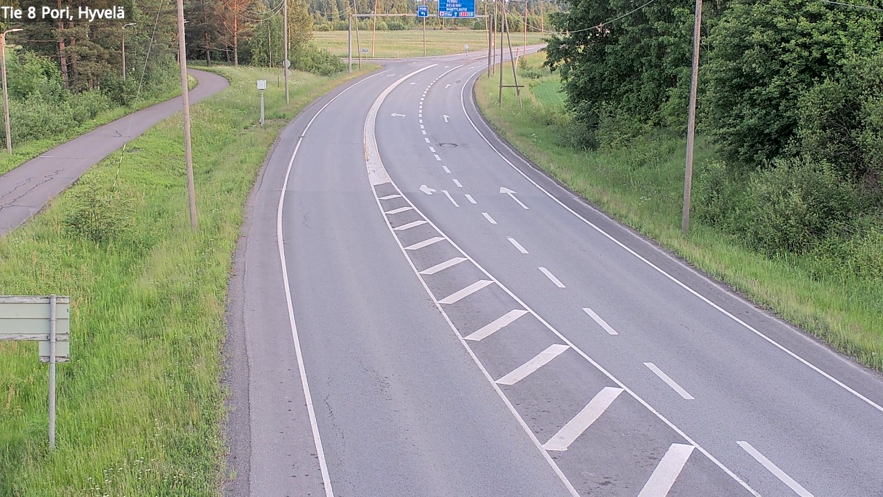 Kelikamerat Kuva Tie 8 Pori, Hyvelä, Pori, Satakunta