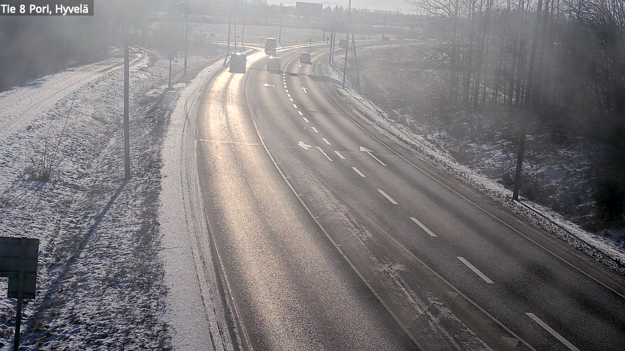 Kelikamerat Kuva Tie 8 Pori, Hyvelä, Pori, Satakunta