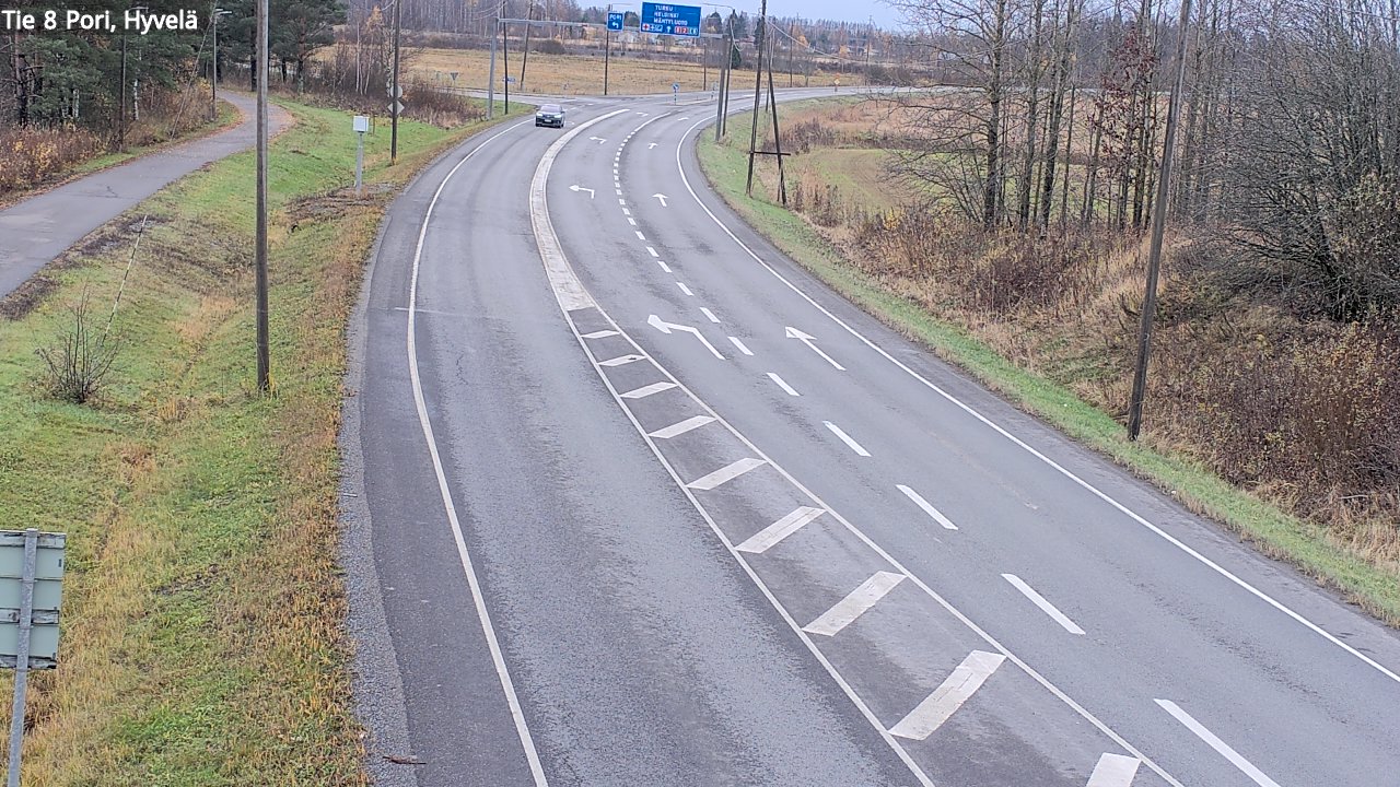 Kelikamerat Kuva Tie 8 Pori, Hyvelä, Pori, Satakunta