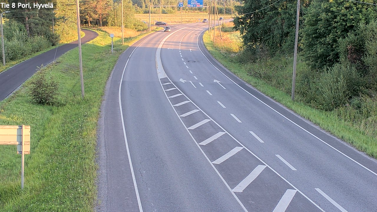Kelikamerat Kuva Tie 8 Pori, Hyvelä, Pori, Satakunta