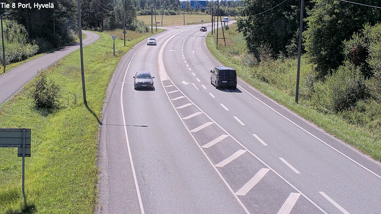 Kelikamerat Kuva Tie 8 Pori, Hyvelä, Pori, Satakunta