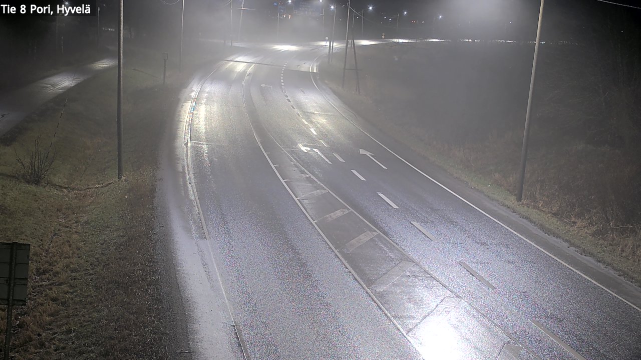 Weather Camera Image Road 8 Pori, Hyvelä, Pori, Satakunta