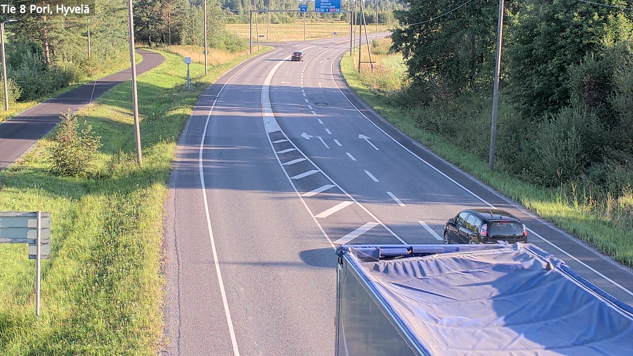 Kelikamerat Kuva Tie 8 Pori, Hyvelä, Pori, Satakunta