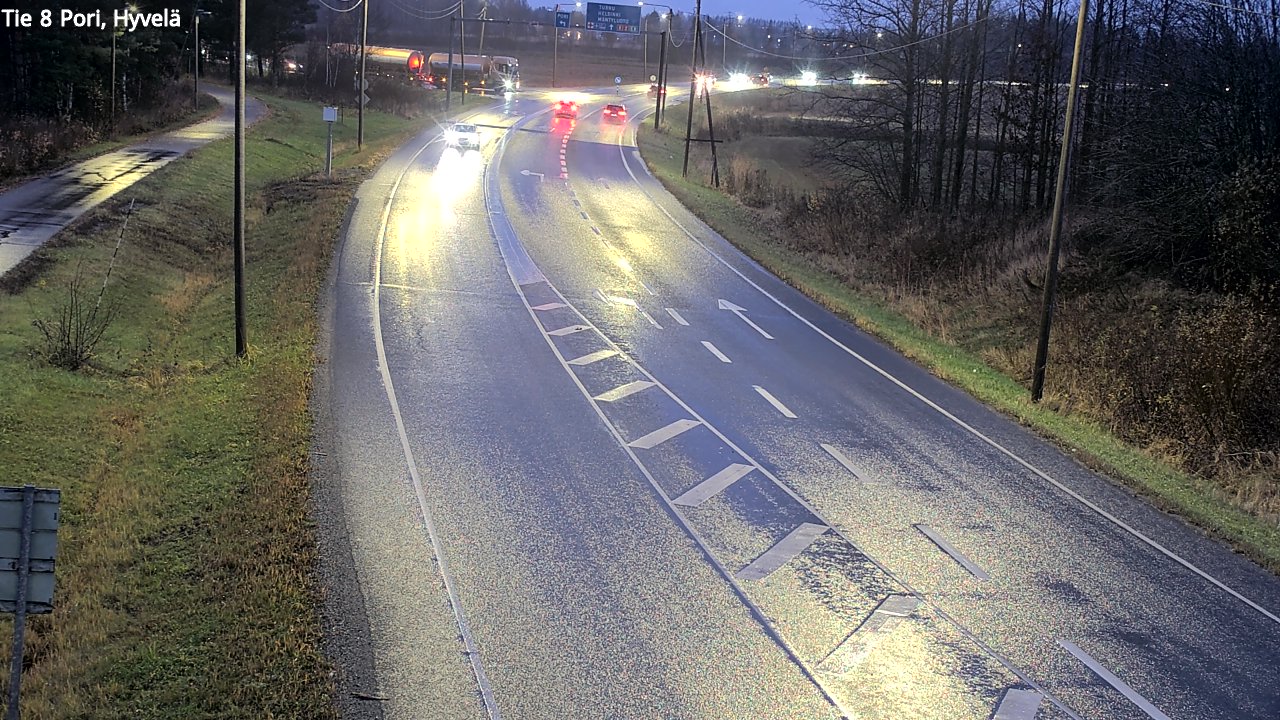 Kelikamerat Kuva Tie 8 Pori, Hyvelä, Pori, Satakunta