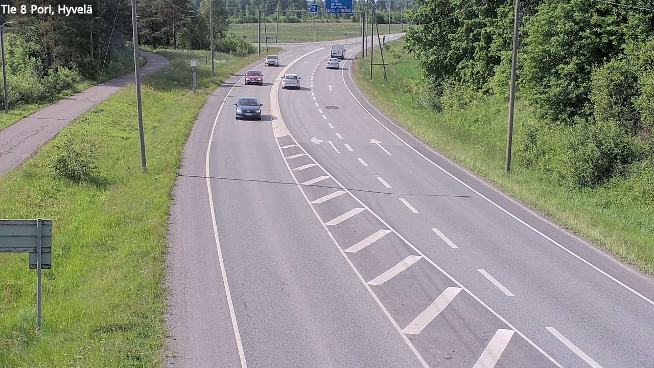 Kelikamerat Kuva Tie 8 Pori, Hyvelä, Pori, Satakunta