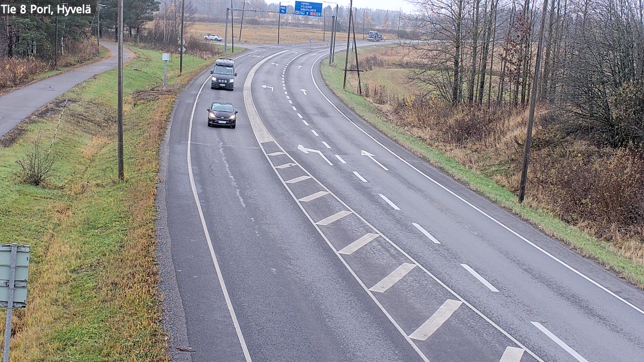 Kelikamerat Kuva Tie 8 Pori, Hyvelä, Pori, Satakunta