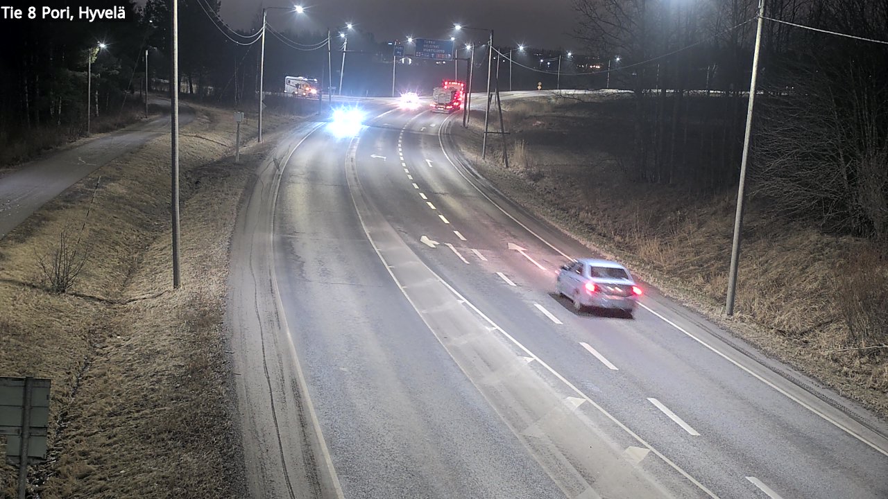 Weather Camera Image Road 8 Pori, Hyvelä, Pori, Satakunta