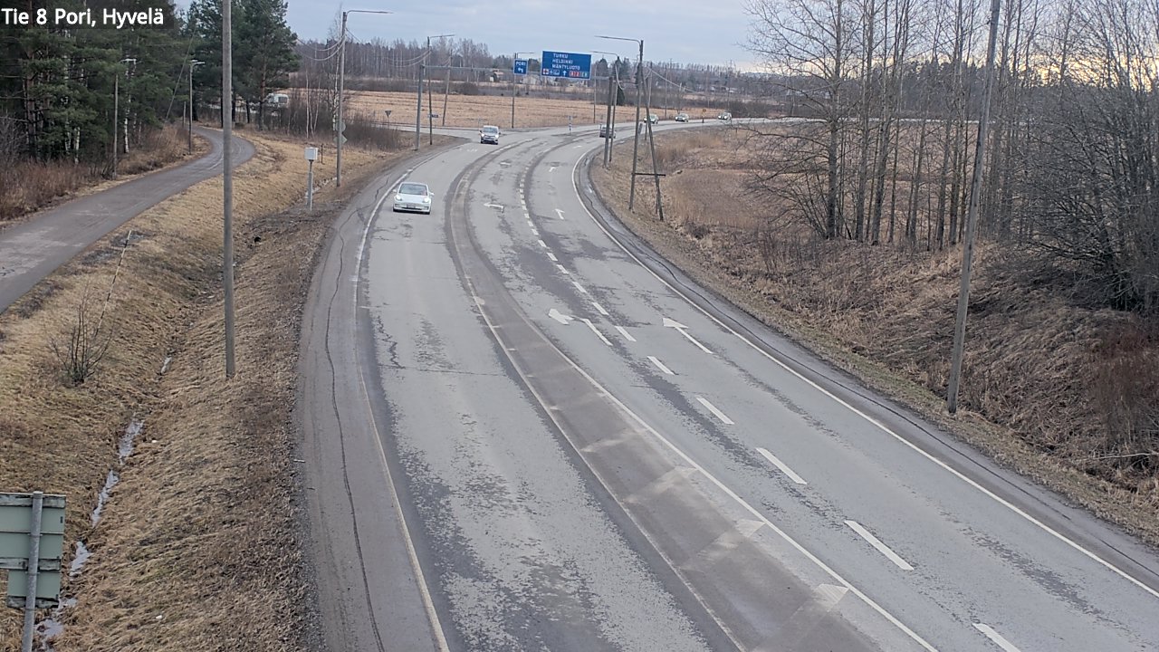 Kelikamerat Kuva Tie 8 Pori, Hyvelä, Pori, Satakunta