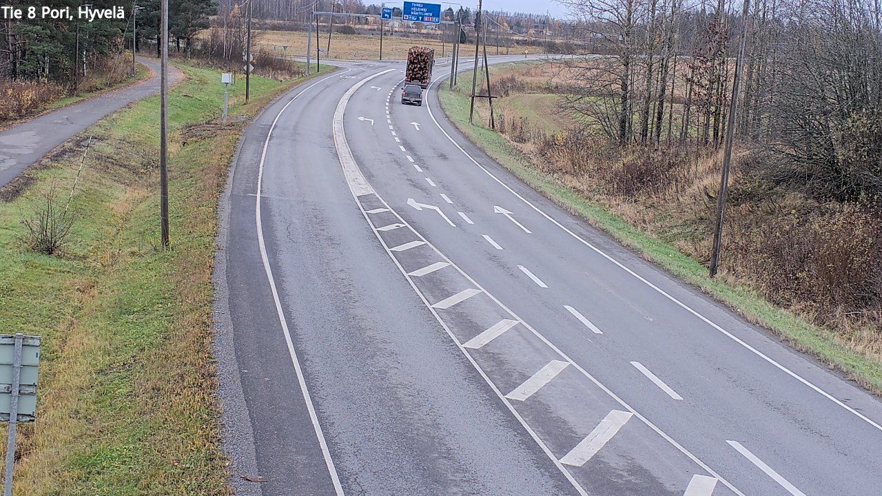 Kelikamerat Kuva Tie 8 Pori, Hyvelä, Pori, Satakunta
