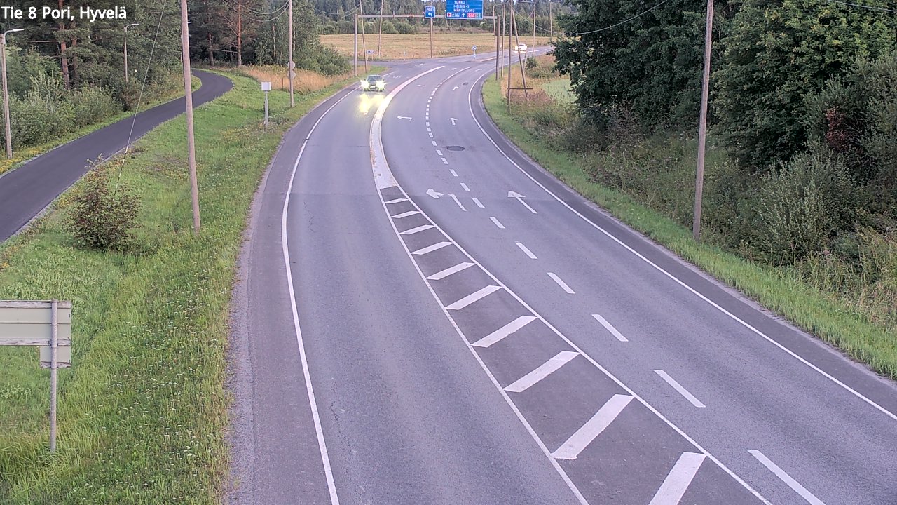 Kelikamerat Kuva Tie 8 Pori, Hyvelä, Pori, Satakunta