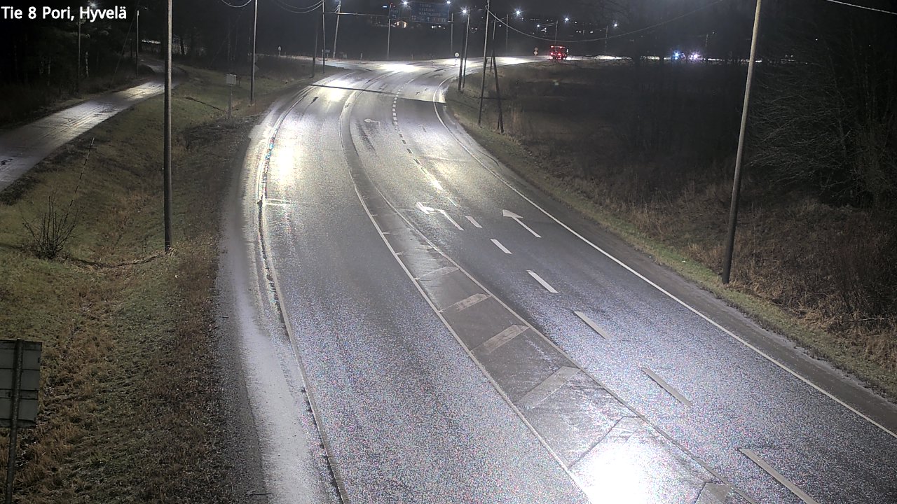 Weather Camera Image Road 8 Pori, Hyvelä, Pori, Satakunta