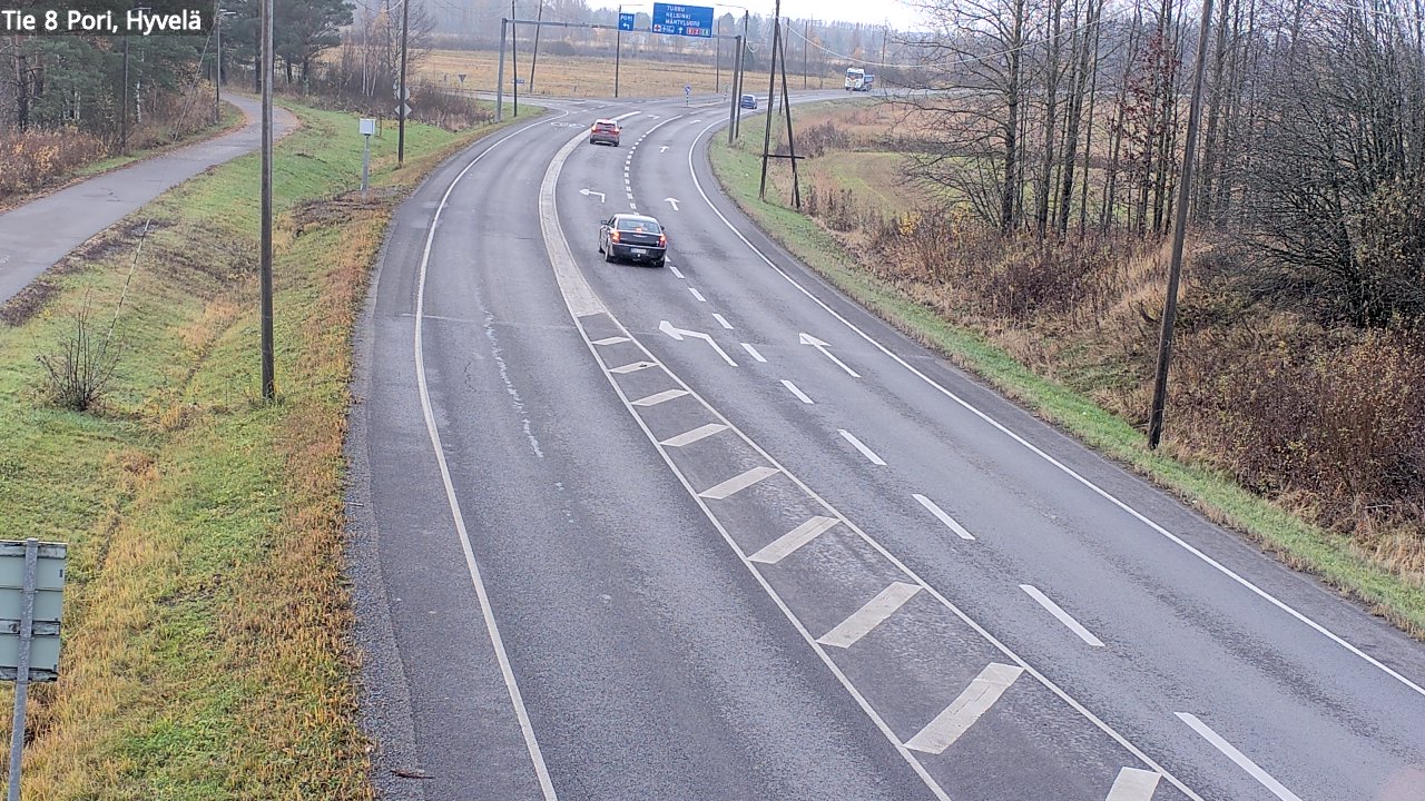 Kelikamerat Kuva Tie 8 Pori, Hyvelä, Pori, Satakunta