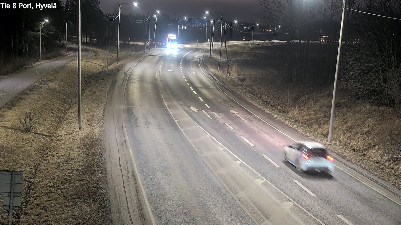 Weather Camera Image Road 8 Pori, Hyvelä, Pori, Satakunta