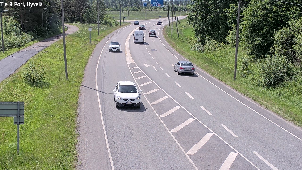 Kelikamerat Kuva Tie 8 Pori, Hyvelä, Pori, Satakunta