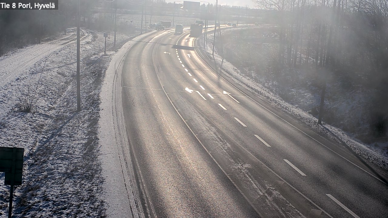 Kelikamerat Kuva Tie 8 Pori, Hyvelä, Pori, Satakunta