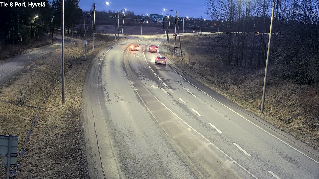 Kelikamerat Kuva Tie 8 Pori, Hyvelä, Pori, Satakunta