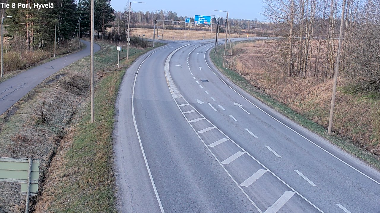 Kelikamerat Kuva Tie 8 Pori, Hyvelä, Pori, Satakunta
