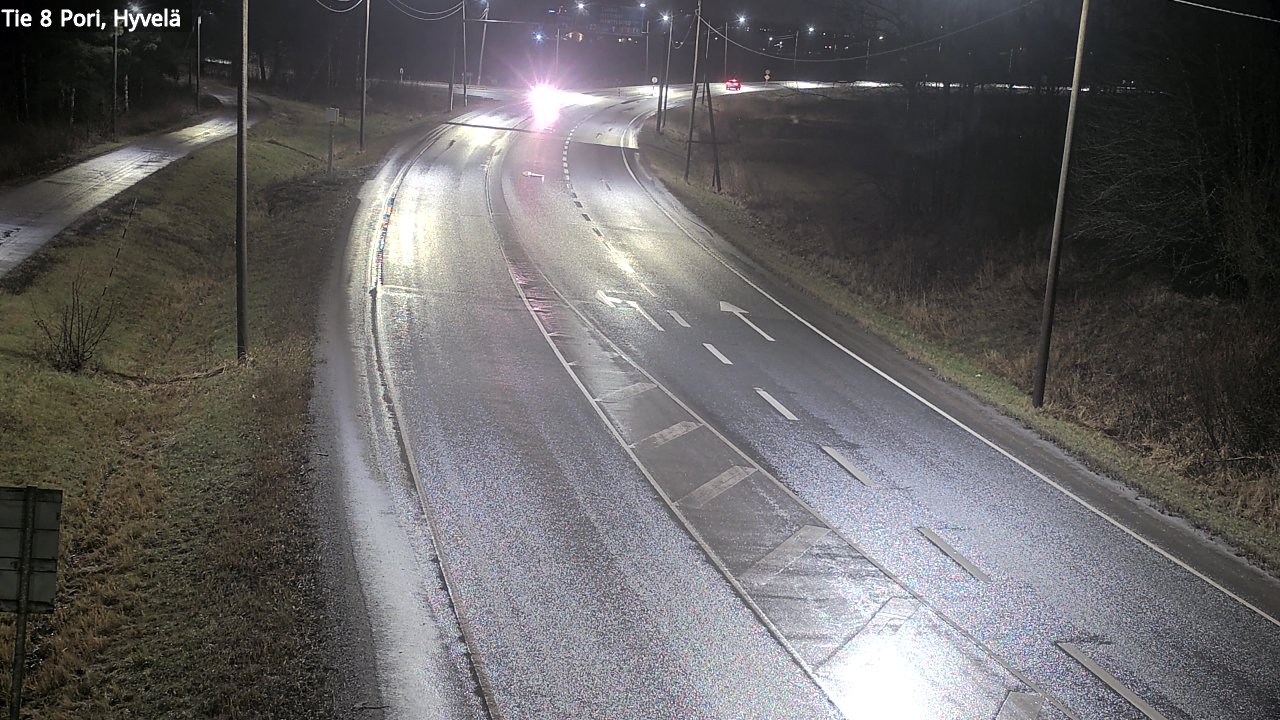 Weather Camera Image Road 8 Pori, Hyvelä, Pori, Satakunta