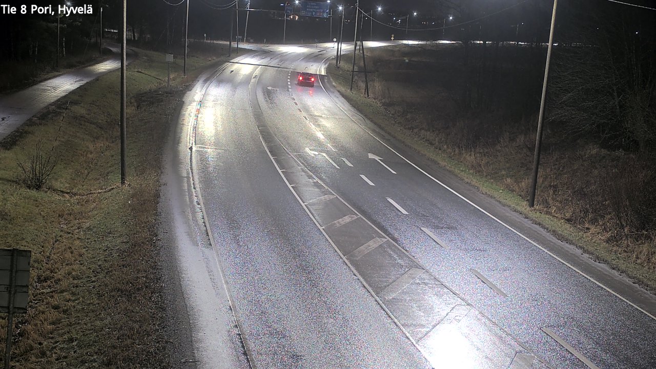 Weather Camera Image Road 8 Pori, Hyvelä, Pori, Satakunta