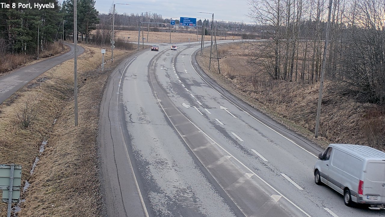 Kelikamerat Kuva Tie 8 Pori, Hyvelä, Pori, Satakunta