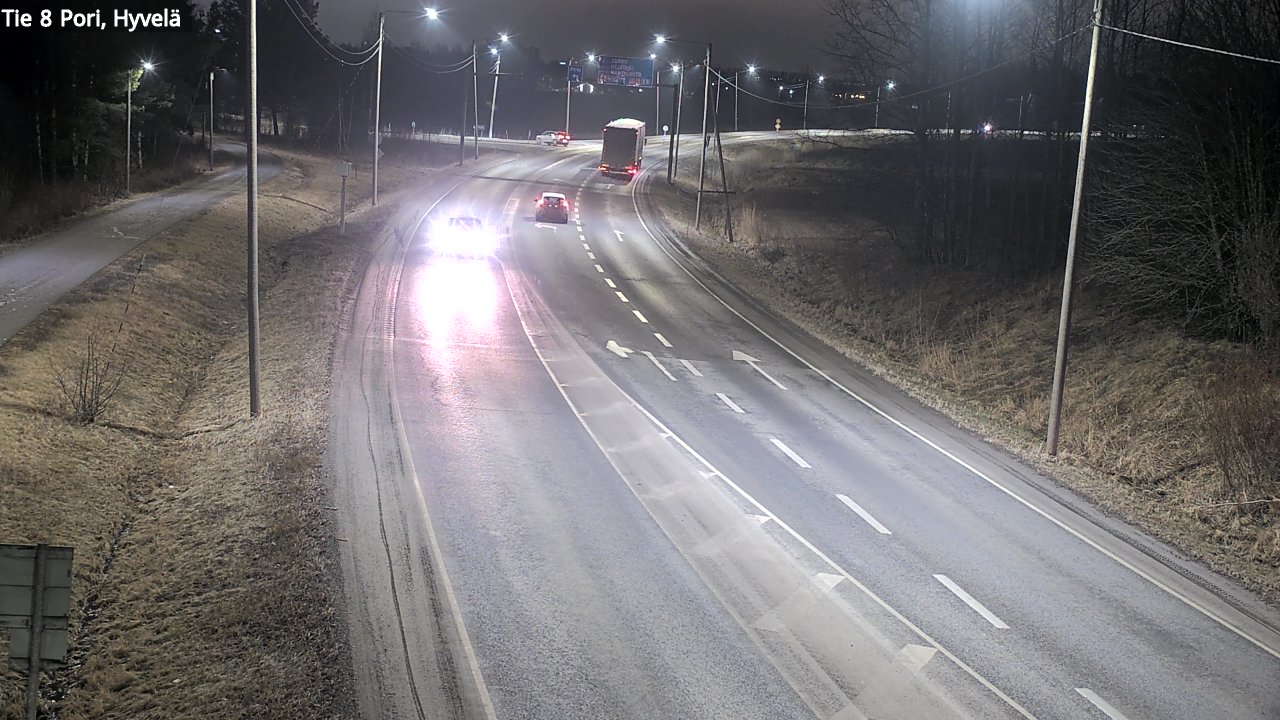 Weather Camera Image Road 8 Pori, Hyvelä, Pori, Satakunta