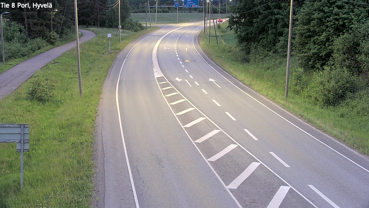 Kelikamerat Kuva Tie 8 Pori, Hyvelä, Pori, Satakunta