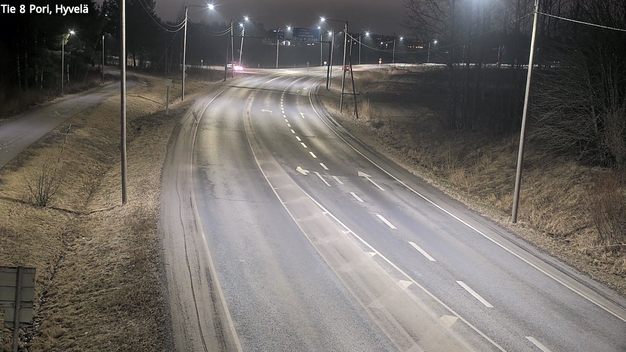 Weather Camera Image Road 8 Pori, Hyvelä, Pori, Satakunta