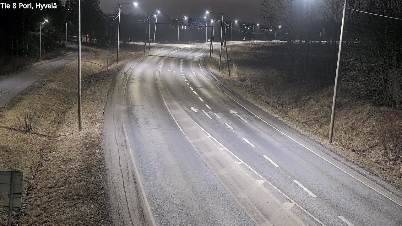 Weather Camera Image Road 8 Pori, Hyvelä, Pori, Satakunta