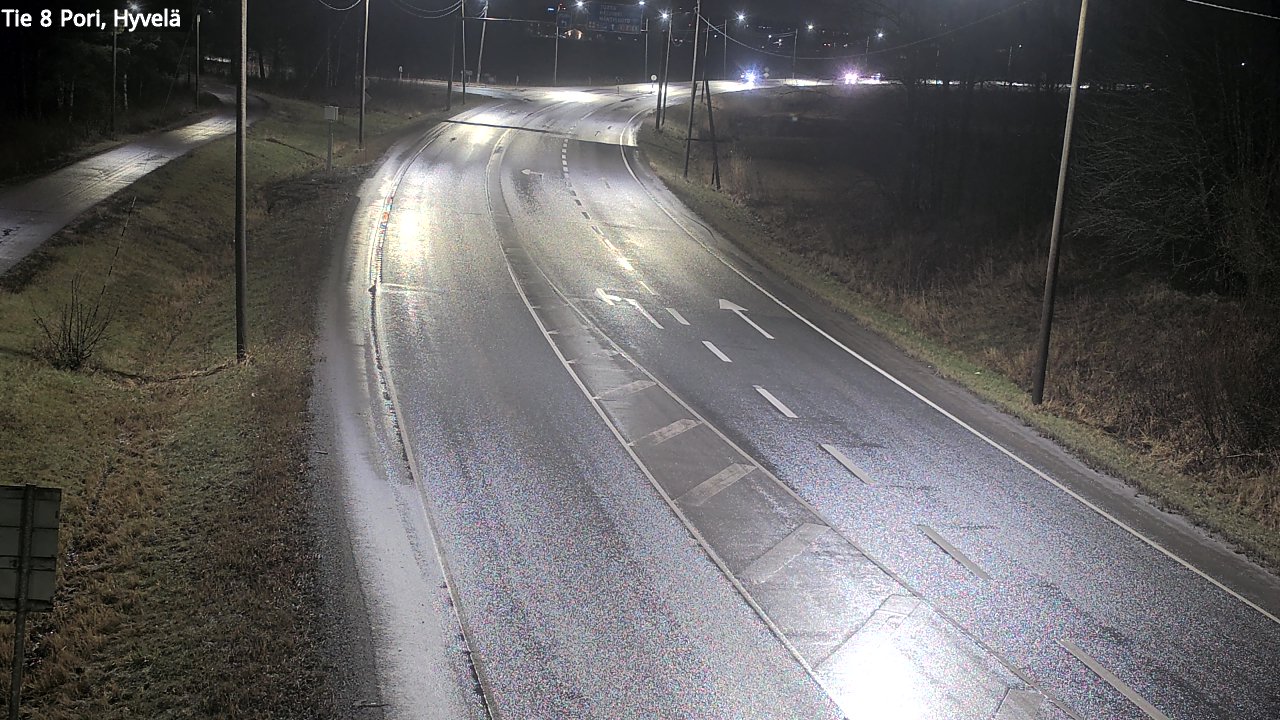 Weather Camera Image Road 8 Pori, Hyvelä, Pori, Satakunta