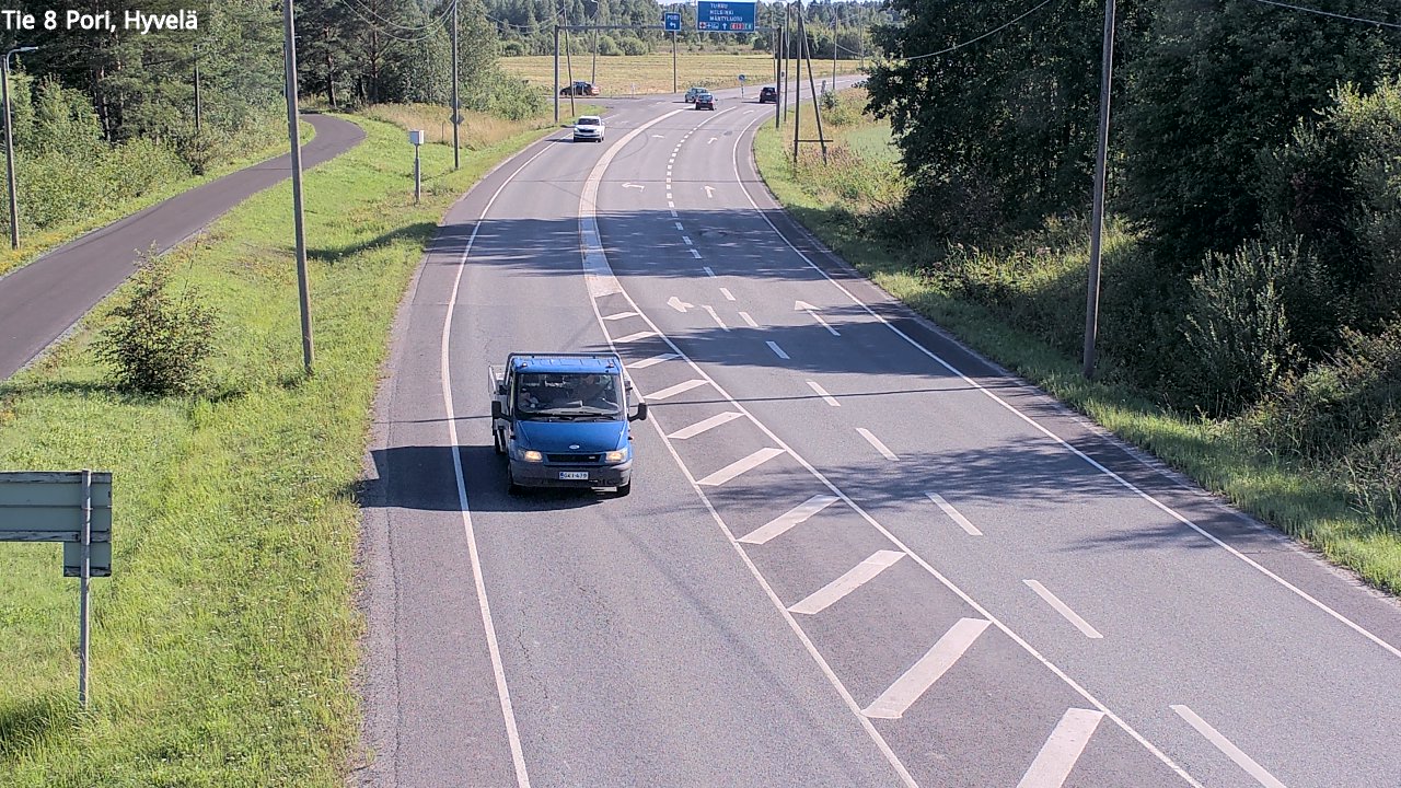 Kelikamerat Kuva Tie 8 Pori, Hyvelä, Pori, Satakunta