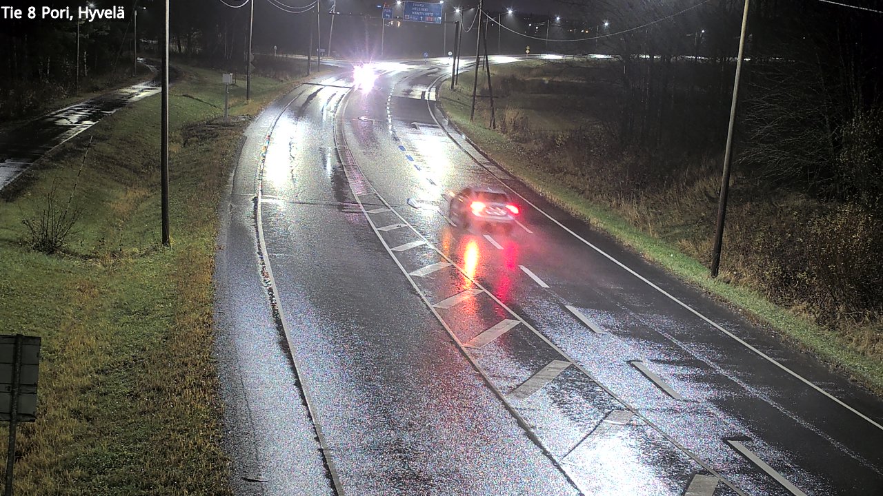 Kelikamerat Kuva Tie 8 Pori, Hyvelä, Pori, Satakunta