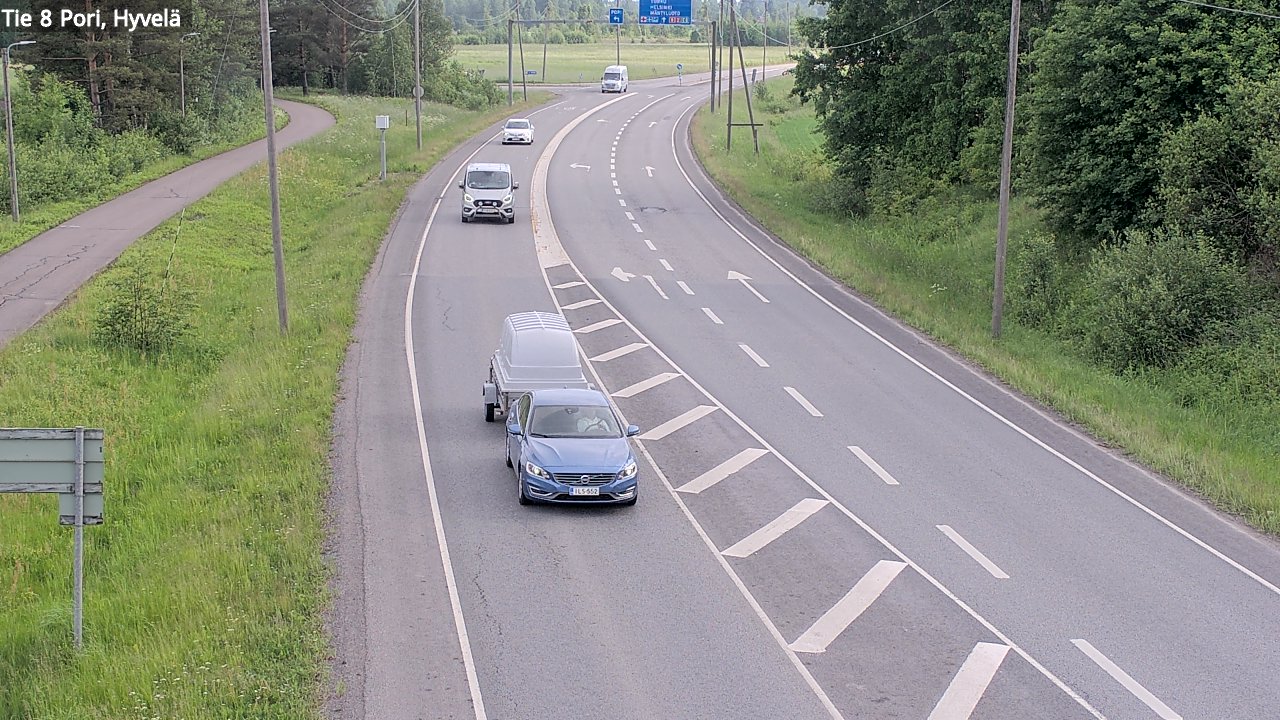 Kelikamerat Kuva Tie 8 Pori, Hyvelä, Pori, Satakunta