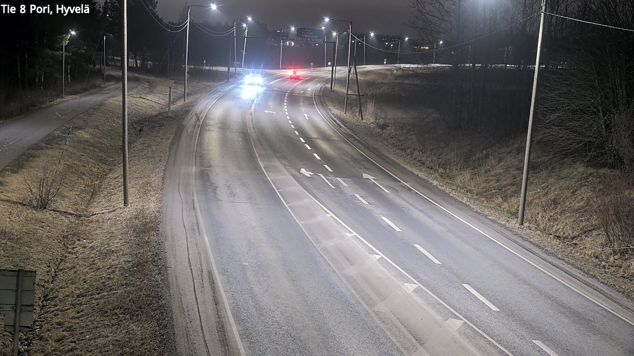 Weather Camera Image Road 8 Pori, Hyvelä, Pori, Satakunta