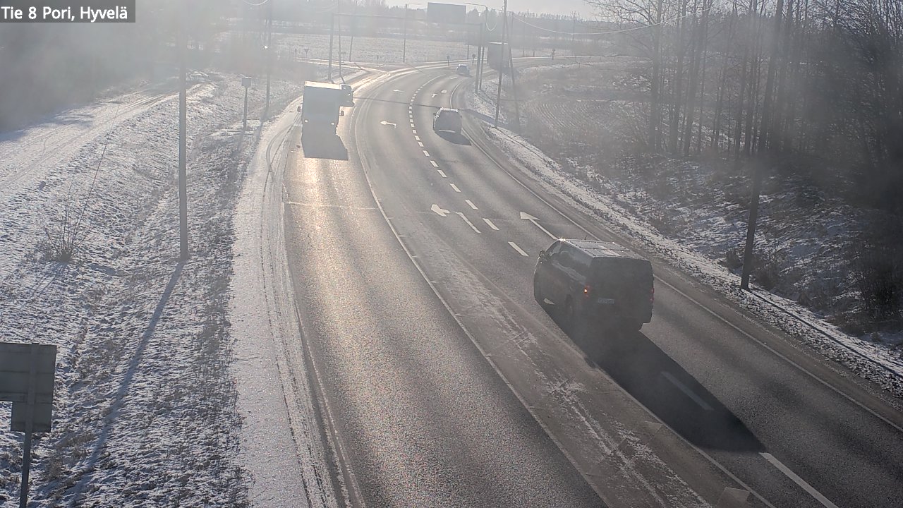 Kelikamerat Kuva Tie 8 Pori, Hyvelä, Pori, Satakunta