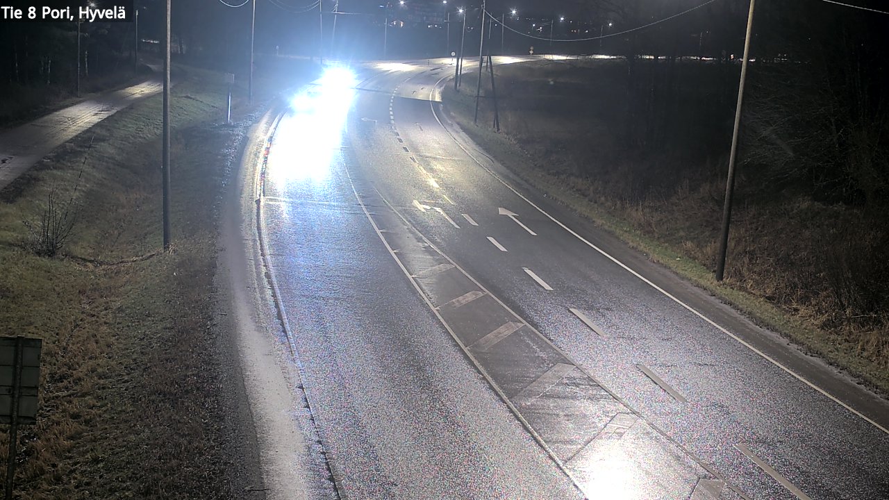 Weather Camera Image Road 8 Pori, Hyvelä, Pori, Satakunta