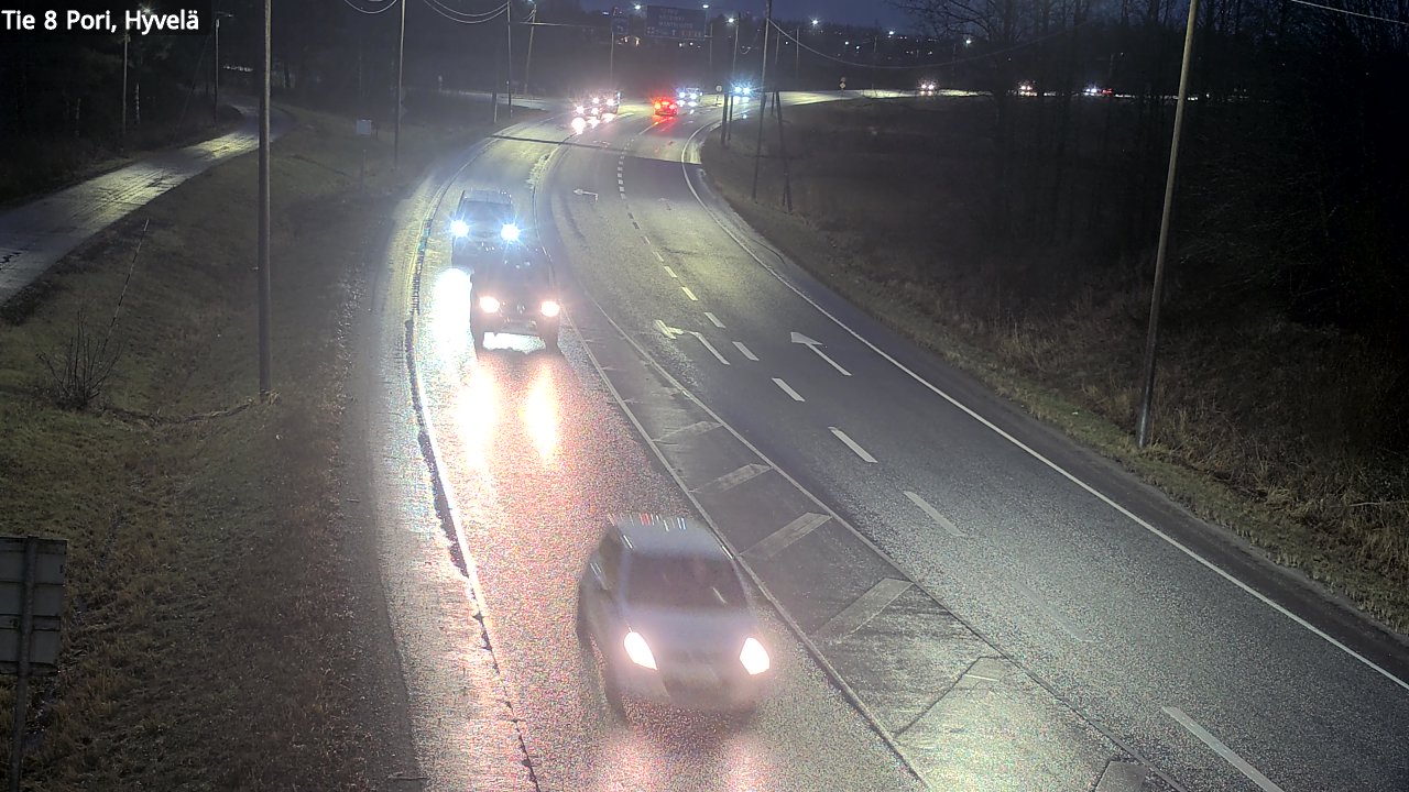 Weather Camera Image Road 8 Pori, Hyvelä, Pori, Satakunta