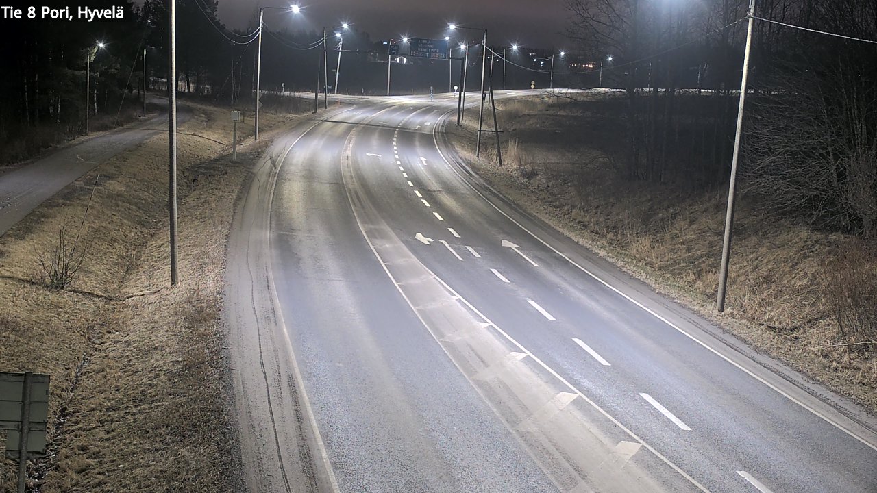Weather Camera Image Road 8 Pori, Hyvelä, Pori, Satakunta