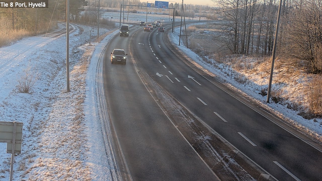 Kelikamerat Kuva Tie 8 Pori, Hyvelä, Pori, Satakunta