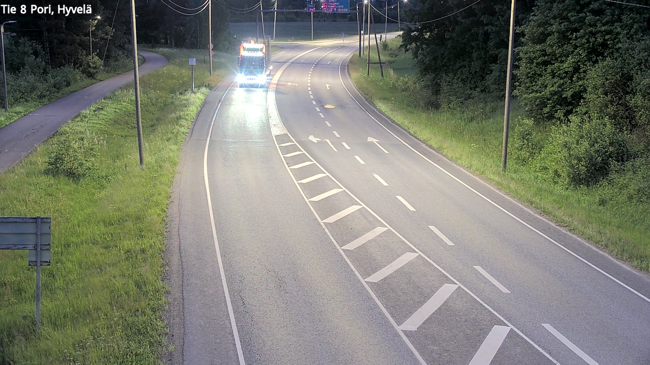 Kelikamerat Kuva Tie 8 Pori, Hyvelä, Pori, Satakunta