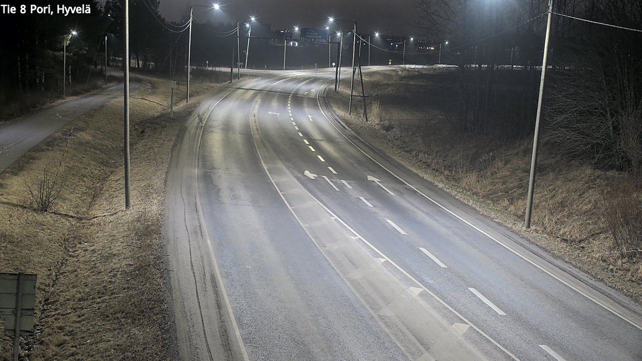 Weather Camera Image Road 8 Pori, Hyvelä, Pori, Satakunta