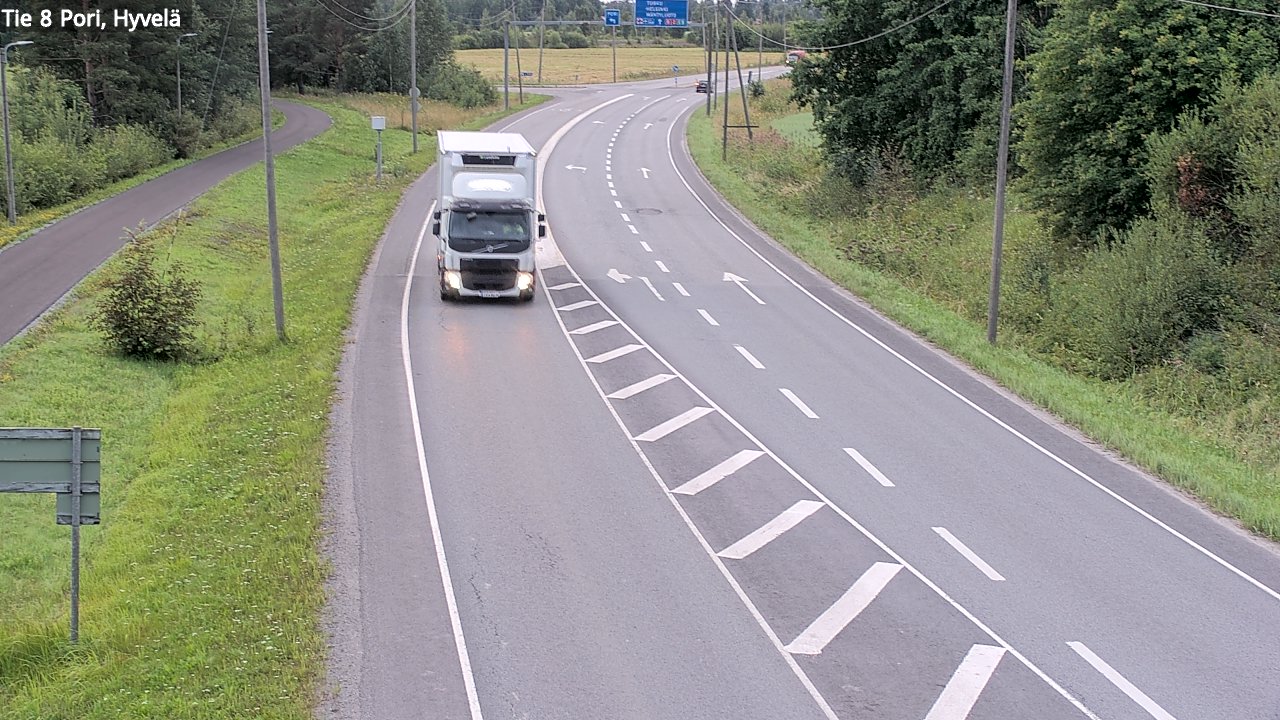 Kelikamerat Kuva Tie 8 Pori, Hyvelä, Pori, Satakunta