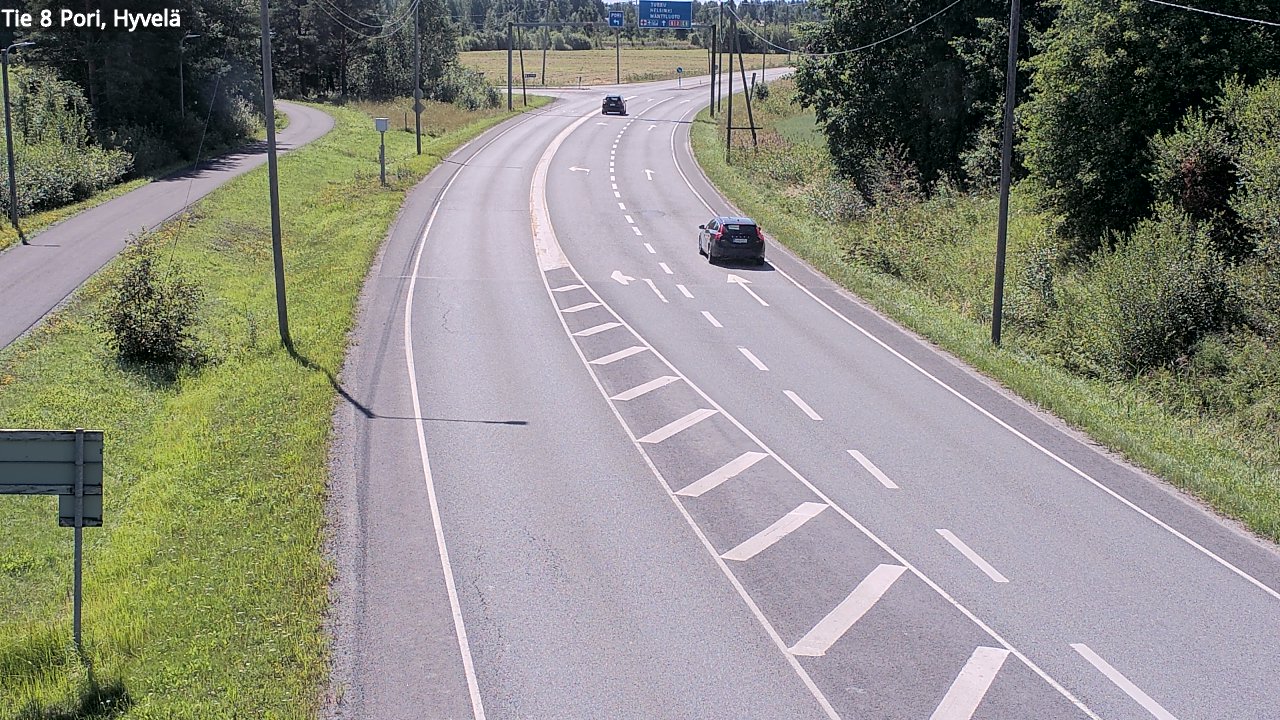 Kelikamerat Kuva Tie 8 Pori, Hyvelä, Pori, Satakunta