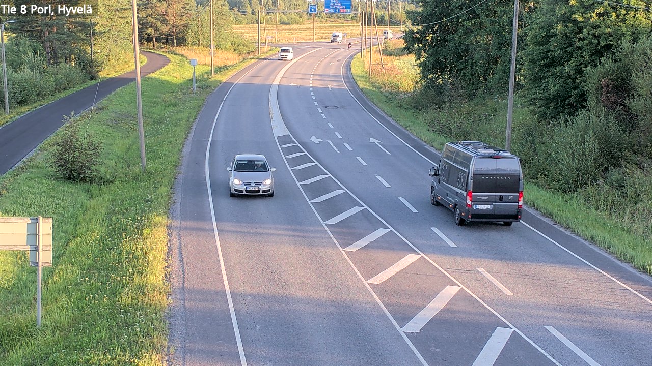 Kelikamerat Kuva Tie 8 Pori, Hyvelä, Pori, Satakunta