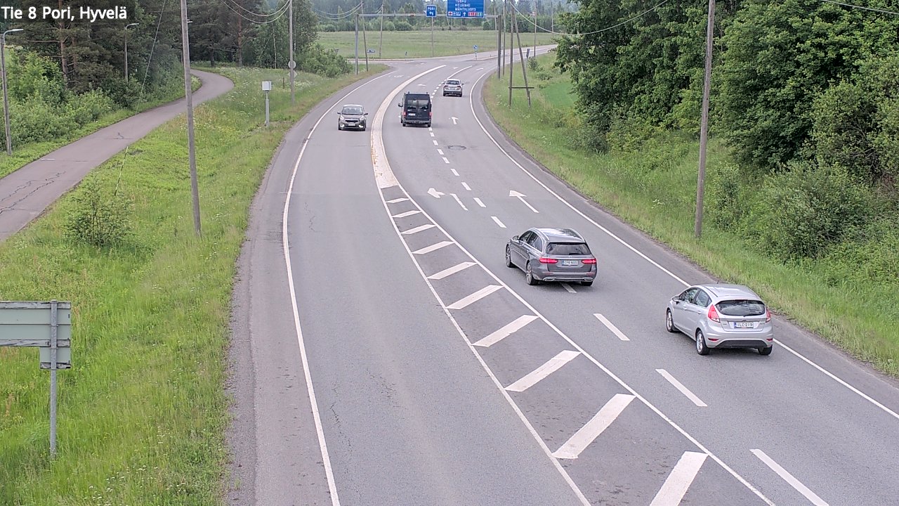 Kelikamerat Kuva Tie 8 Pori, Hyvelä, Pori, Satakunta
