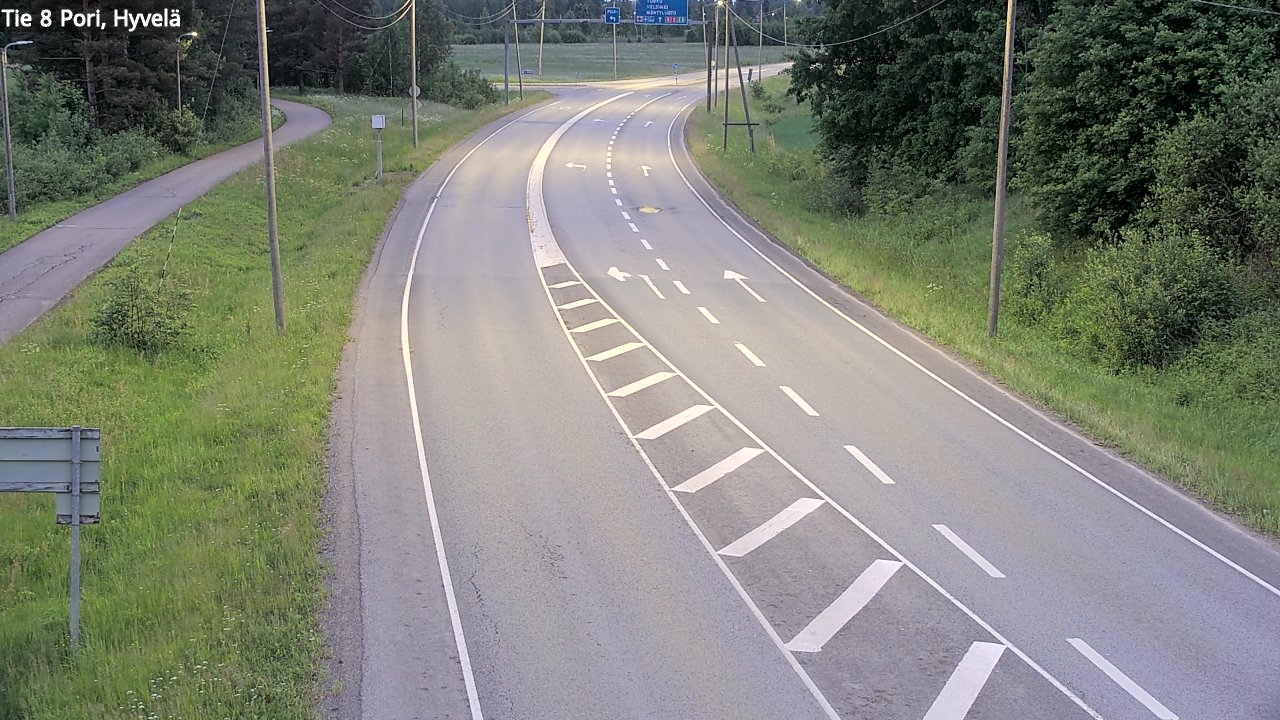 Kelikamerat Kuva Tie 8 Pori, Hyvelä, Pori, Satakunta