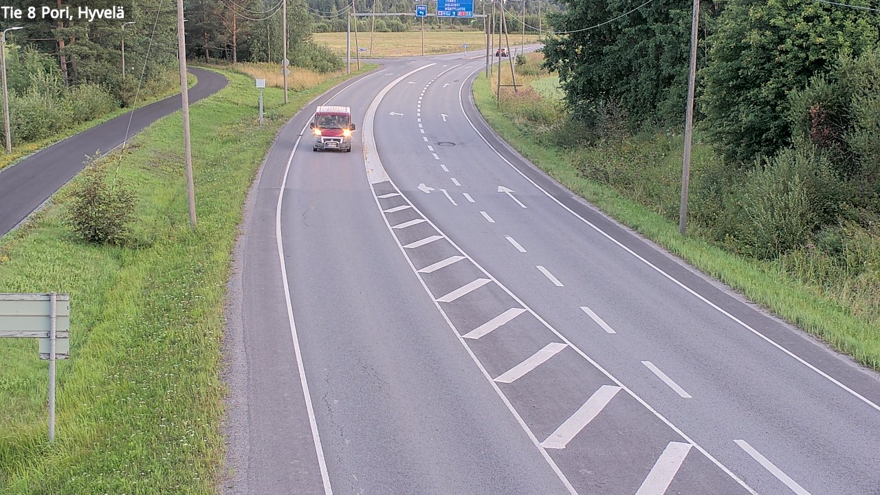 Kelikamerat Kuva Tie 8 Pori, Hyvelä, Pori, Satakunta